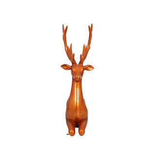 STAG SITTING (COPPER)