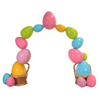 Easter egg arch (Plain colors)