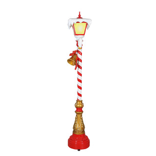 LAMP POST WITH LIGHTS 7FT. (RED)