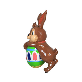Easter Bunny Leaning On Easter Egg