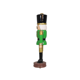 Nutcracker Wood Carved 100 CM (Green)