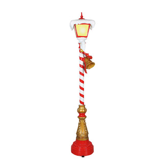 LAMP POST WITH LIGHTS 7FT. (RED)