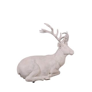 SITTING STAG (ALL WHITE)