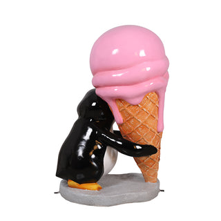 Penguin Carrying Ice Cream
