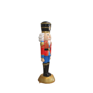 American Christmas Nutcracker 4ft Red Blue