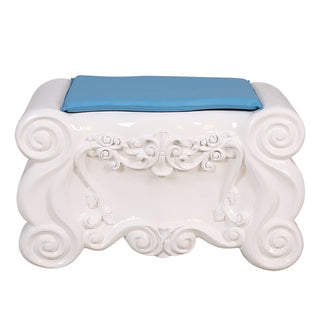 Santa Footrest (Blue/white)