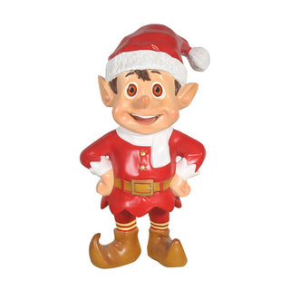Standing Santa Elf (red)