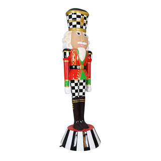AMERICAN CHRISTMAS NUTCRACKER 9FT (BLACK AND WHITE