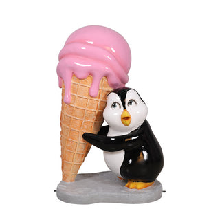 Penguin Carrying Ice Cream
