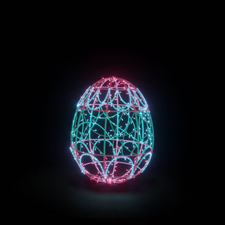 Easter Light Egg 3 (turquoise Pink)