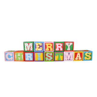 Letter Blocks "Merry Christmas"