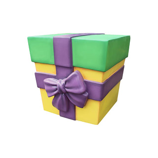 Christmas Parcel 30 cm (Green & Yellow)