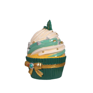 Christmas Cupcake Holly