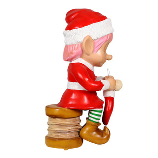 Knitting Elf (Red)