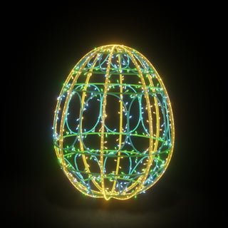 Easter Light Egg 2 (yellow/turquoise/green)