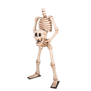 Skeleton Holding Head 7ft