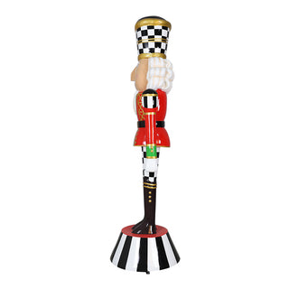 AMERICAN CHRISTMAS NUTCRACKER 9FT (BLACK AND WHITE