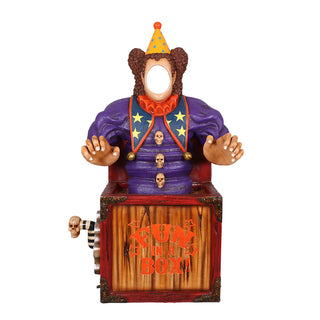 KILLER CLOWN IN A BOX PHOTO OP