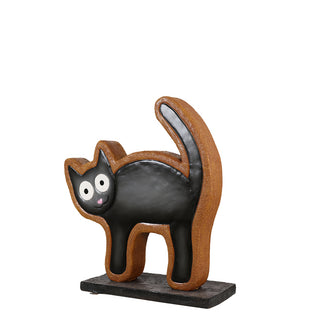 GINGERBREAD BLACK CAT