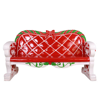 SANTA'S BENCH (RED AND WHITE)