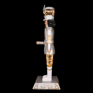 CHRISTMAS NUTCRACKER 9FT. (SILVER)