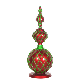 FINIAL (RED AND GREEN)