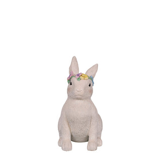 WHITE BUNNY SITTING
