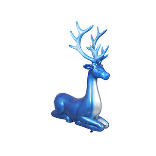 STAG SITTING (BLUE)