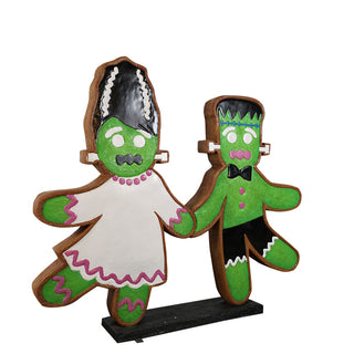 Gingerbread Frankenstein and Bride
