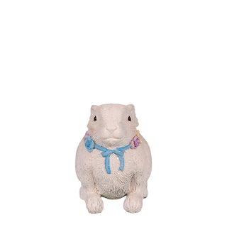WHITE BUNNY HEADS UP
