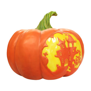 Mansion Pumpkin Lantern With Light