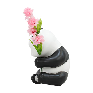Panda Cub With Flower